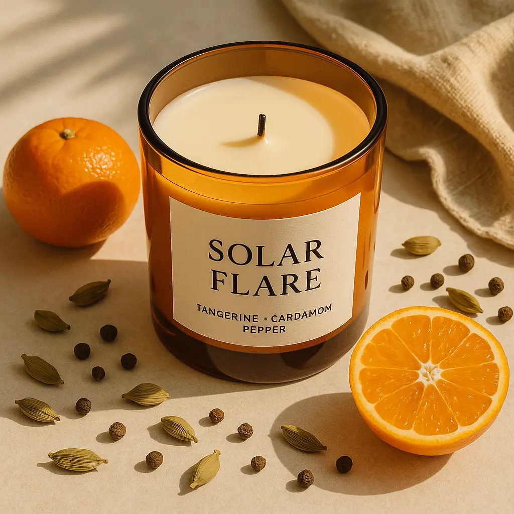 Solar Flare Candle