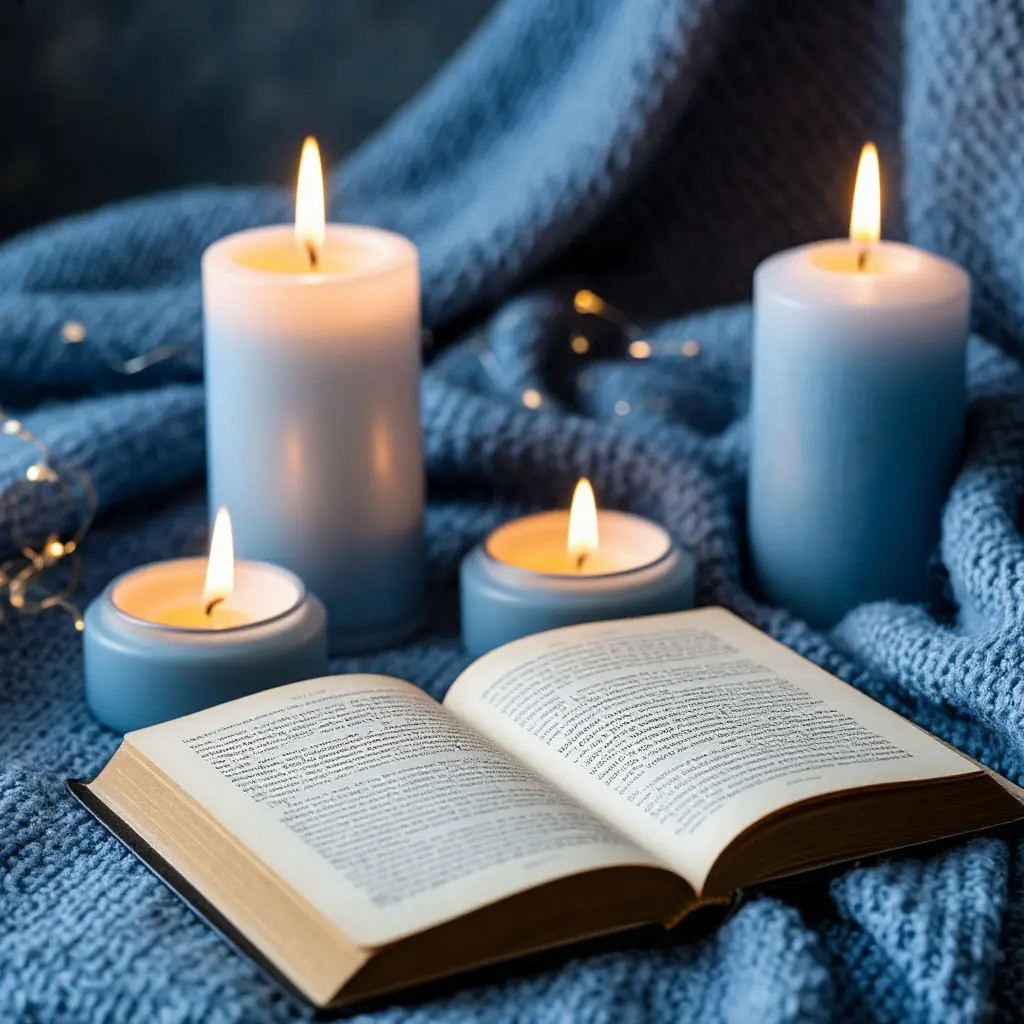 Calm candle setting