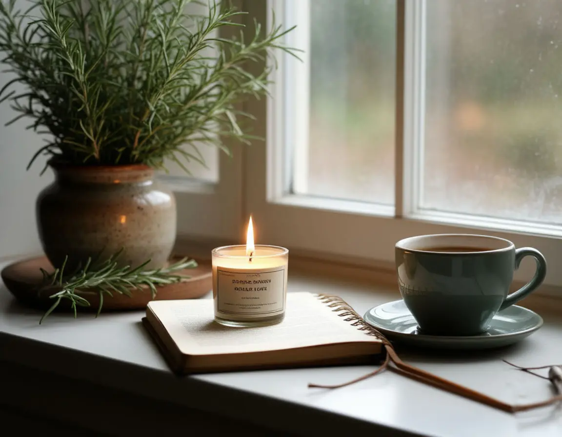 Morning ritual setup
